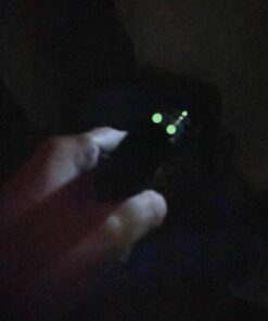 TRUGLO TFO Tritium & Fiber-Optic Handgun Sight | Snag-Resistant Front & Rear Bright Night Sights, Compatible with Glock Handguns Green Front / Green Rear Glock 42/43 37 91F6FvUDiZL