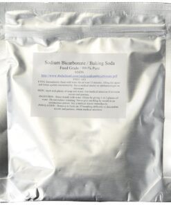 1 lb Organic Sodium Bicarbonate Baking Soda Fine Powder 1 lb Bag