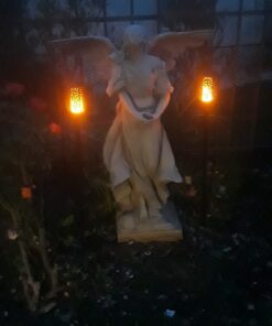 Walensee Solar Lights Outdoor Upgraded 43"(4 PACK) 96 LED Waterproof Flickering Flames Torch Lights Outdoor Solar Spotlights Landscape Decoration Lighting Dusk to Dawn Auto On/Off Security Torch Light 33 91FAuvdMnBL