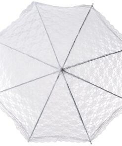 Darice 35058-1 Lace Embroidered Parasol, 32-Inch, White 7 91FHdcMjOJL