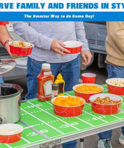 GoBig Red Party Cup Bowls - Disposable Plastic Bowls - 2 Sizes Small - 50 Pack 12 91FQAgjIfvL