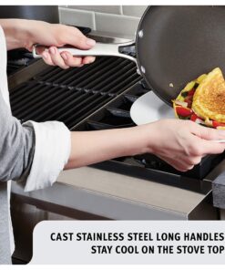 Calphalon 1943340 8Piece Classic Nonstick Cookware Set, Grey 8-Pc 7 91FQaQ1k2HL