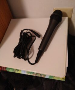 Singing Machine Wired Microphone for Karaoke, (Black) - Unidirectional Dynamic Vocal Microphone - Plug-In Microphone for Karaoke Machine, AMP, & Speaker - Mic for Singing, Public Speaking, & Parties 1 Black 27 91FRm5fa6IL