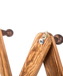 MyGift 10 Hook Burnt Wood Wall Mounted Expandable Accordion Peg Coat Rack Hanger for Entryway, Mudroom or Garage 1 Rack 26 91FVzCdJsGL