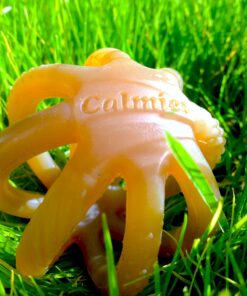Calmies Teether for Babies Without BPA, Natural 100 Percent Rubber Toy for Infants, Plant Based, No Parabens, PVC or Phthalates, Unscented 25 91FYr247TBL