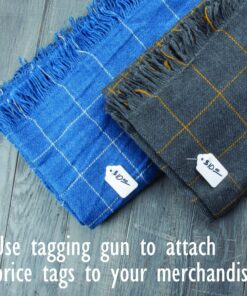 Amram Clothing Tagging Gun, Comfort Grip Model, Price Tag Attacher, Kit Includes Gray Standard Tagger, 1,250 2-in Barbs, 5 Needles; for Manufacturers, Retail, Boutiques, Consignment, Yard Sales 1,250 2-in Attachments, 5 Needles 27 91FdXL32g9L 1