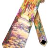 Three Rooker Monet Ties Viale del Giardino Art Necktie Mens 6 91FfW 7bCKL