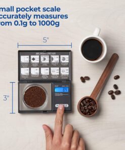 AMERICAN WEIGH SCALES Series Digital Pocket Weight Scale 1kg x 0.1g, (Black), AWS-1KG-BLK 1000G x 0.1G 25 91FuGTMzrGL