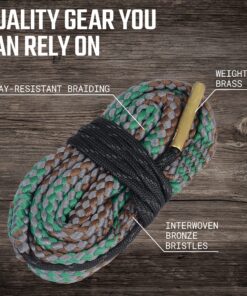 Ultimate Rifle Build Gun Snake - Reusable and Compact Gun Cleaning Rope .223, .22, 5.56mm 16 91Fw6oR1oWL