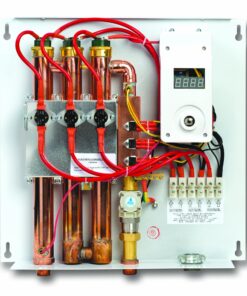 Ecosmart ECO 24 24 KW at 240-Volt Electric Tankless Water Heater with Patented Self Modulating Technology, 17 x 17 x 3.5 13 91FxgKQnebL
