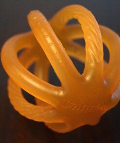 Calmies Teether for Babies Without BPA, Natural 100 Percent Rubber Toy for Infants, Plant Based, No Parabens, PVC or Phthalates, Unscented 27 91FznyEpcjL