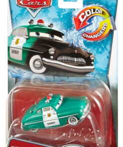 Disney Cars Toys Color Change 1:55 Scale Vehicle, Sheriff 20 91G3FIhunbL