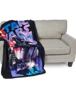 Northwest Star Wars Micro Raschel Throw Blanket, 46" x 60", Darth Night 14 91G50QcKuXL