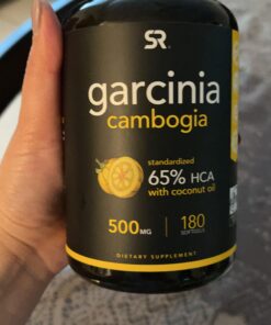 Sports Research Garcinia Cambogia Extract (60% HCA) with Extra Virgin Organic Coconut Oil | Non-GMO, Soy & Gluten Free (180 Liquid Softgels) 180 Count (Pack of 1) 16 91G60Nu2jYL