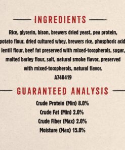 Purina Prime Bones Dog Bone, Made in USA Facilities, Natural Medium Dog Treats, Filled Chew With Pasture-Fed Bison - 6 Ct. Pouch 1.4 Pound (Pack of 1) 22 91G6XQYuxML