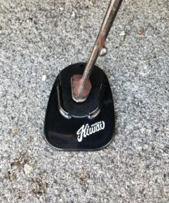 KiWAV Motorcycle Kickstand Pad Plate Support Accessory - Black - Soft Ground, Grass, Hot Pavement, Outdoor Parking, Anti Sinking 31 91GAf9 MhUL