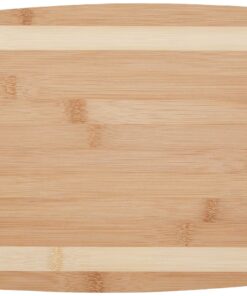 Alternative view of Kitchen Active Bamboo Cutting Board. Premium Natural Boards Are Best For Chopping Brie Cheese, Vegetable, Pastry Lemon, French Bread & More With Big Wood One Handed Handle (Medium 13"x10")