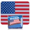 American Flag Throw Blanket - Plush Polyester Fleece United States Blanket, American Flag Home Decor for Veterans - 50"x60" 8 91GEbqrCRL