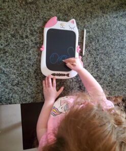 KOKODI Girl Toys, 3-7 Year Old Gifts, LCD Writing Tablet for Kids, Drawing Doodle Board Birthday Presents 3 4 5 6 7 Girls 8.5 inch Pink 34 91GEpeLDbpL