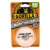 Gorilla Tough & Clear, Double Sided Mounting Tape, Weatherproof, 1" x 60", Clear, (Pack of 1) 1 Pack 16 91GI9obj3AL
