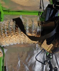 iPower GLDUCT4X8C 4 inch 8 feet Non-Insulated Flex Air Aluminum Foil Ducting Dryer Vent Hose for HVAC Ventilation with 2 Clamps, 4'' X 8', Silver 4'' X 8' 42 91GJMi63uL