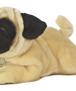 Alternative view of Aurora® Adorable Miyoni® Pug Stuffed Animal - Lifelike Detail - Cherished Companionship - Brown 11 Inches