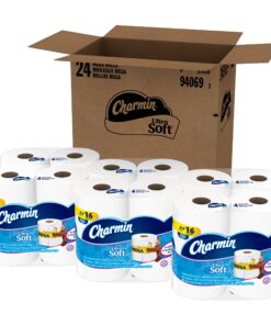 Charmin Ultra Soft Toilet Paper, Bath Tissue, Mega Roll, 24 Count, 4 Count (Pack of 6) 4 Count (Pack of 6) 19 91GNMYUdW2L