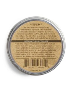 Alternative view of Otter Wax Leather Salve | 2oz | All-Natural Universal Conditioner | Made in USA