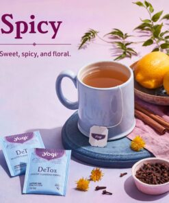 Yogi Tea - DeTox Tea (6 Pack) - Healthy Cleansing Formula with Traditional Ayurvedic Herbs - Supports Digestion and Circulation - Caffeine Free - 96 Organic Herbal Tea Bags 19 91GQ7QZfOCL