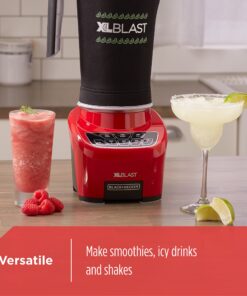 BLACK+DECKER BL4000R XL Blast Drink Machine Blender, Red red blender 13 91GY7ZtVDoL