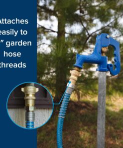 Alternative view of Camco Camper/RV Water Pressure Regulator | Protects RV Kitchen Small Appliances, Plumbing & Hoses | Reduces RV Water Pressure to Safe and Consistent 40-50 PSI | Drinking Water Safe (40055)