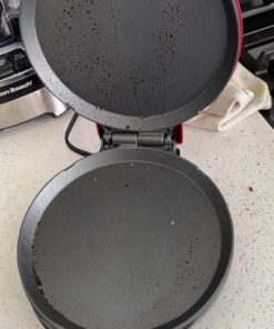 DASH 8” Express Electric Round Griddle for for Pancakes, Cookies, Burgers, Quesadillas, Eggs & other on the go Breakfast, Lunch & Snacks - Red 35 91GgCldhWJL