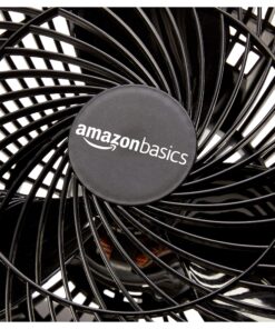 Amazon Basics 3 Speed Small Room Air Circulator Fan, 11-Inch, Blade, Black, 7.6"D x 14.8"W x 14.1"H 27 91GhNLatB0L