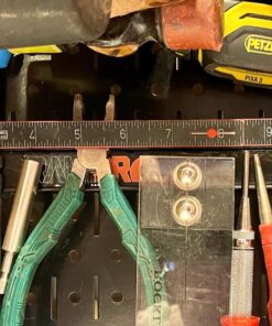 12" Magnetic Tool Holder Strip - A Tool Magnet Bar for Garage Organization, Shop Organization, and Workbench Accessories - Best Gift for Men - Easy To Install in Workshop - Mounting Screws Included. 4 34 91GoH4X27JL