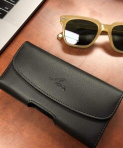 Agoz Jitterbug Smart Case 6" x 3.1" x 0.7" inch, Leather Cell Phone Pouch for Jitterbug SMART2, Lively Jitterbug SMART3, Jitterbug Smart Seniors Smartphone, Phone Holster with Belt Clip & Belt Loops 12 91GuydvIlHL