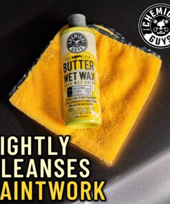 Chemical Guys WAC_201_16 Butter Wet Wax, Deep Wet Shine for Cars, Trucks, SUVs, RVs & More, 16 fl oz, Banana Scent 16 oz 28 91Gwa4WmfL