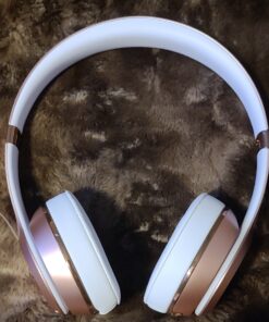 Beats Solo3 Wireless On-Ear Headphones - Apple W1 Headphone Chip, Class 1 Bluetooth, 40 Hours of Listening Time, Built-in Microphone - Rose Gold (Latest Model) Without AppleCare+ 60 91Gza ZkWjL