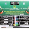 Sargent Art 22-1112 12-Count Water Color-Crayons with Brush,Assorted Colors 49 91H0msRo30L