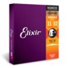 Elixir Strings - Acoustic Phosphor Bronze with NANOWEB Coating - Elixir Acoustic Guitar Strings - Custom Light (.011-.052) Cust. Lt. (.011-.052) 14 91H2H61WIfL