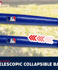 Franklin Sports Kids Baseball Pitching Machine - Pop A Pitch Baseball Batting Machine with Youth Bat + 3 Plastic Baseballs - Boys + Girls Baseball Toy,Red/Blue Baseball Pop A Pitch 29 91H4djB01qL