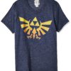 Nintendo Boy's Gradientforce T-Shirt Standard Medium Navy Heather