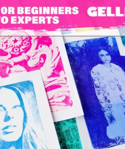 Gelli Arts Gel Printing Plate - 8" X 10" Gel Plate, Reusable Gel Printing Plate, Printmaking Gelli Plate for Art, Clear Gel Monoprinting Plate, Gel Plate Printing for Arts and Crafts 8 x 10-inch 15 91H8Ry04JYL