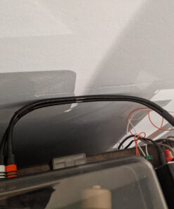 Monoprice 1.5ft Premium 2 RCA Plug/2 RCA Plug M/M 22AWG Cable - Black 19 91HBAB1ZOrL