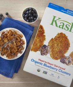 Kashi Organic Blueberry Clusters Breakfast Cereal - Non-GMO Project Verified, Bulk Size, 13.4 Oz Box (Pack of 10) 13.4 Ounce (Pack of 10) 17 91HG9KHT9zL