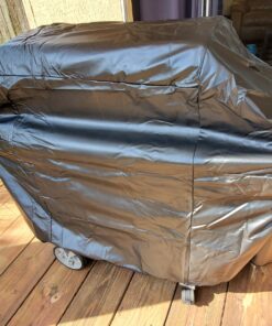 Kingkong Gas Grill Cover 7553 | 7107 Cover for Weber Genesis E and S Series Gas Grills Includes Grill Brush, Tongs and Thermometer 46 91HGYtczKGL