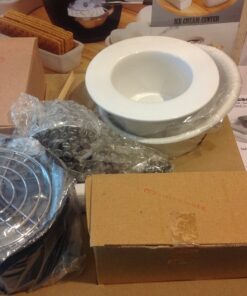 SMORES MAKER - Indoor/Outdoor 3-in-1 Dessert Station (S'mores, Fondue, Ice Cream) 7 91HK 3DAY L