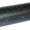 Amazon Basics High-Density Round Foam Roller for Exercise, Massage, Muscle Recovery Blue Speckled 36-Inch 42 91HYeymxj8L