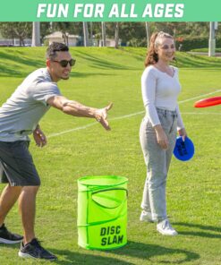 GoSports Disc Slam Flying Disc Game Set, with 2 Discs and Case Classic Disc Slam 14 91HalQvSPnL