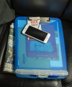 Officemate OIC Slim Clipboard Storage Box Blue 41 91HgPSXdWL