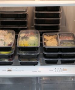 16 Pack - SimpleHouseware 1 Compartment Food Grade Meal Prep Storage Container Boxes, 28 Ounces 16 Pack 26 91HgVxGUW4L